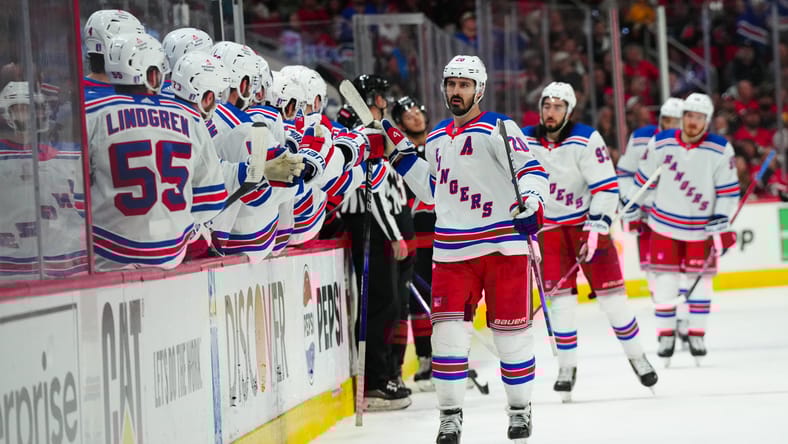 NHL: Stanley Cup Playoffs-New York Rangers at Carolina Hurricanes