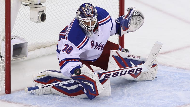 NHL: Stanley Cup Playoffs-New York Rangers at New Jersey Devils
