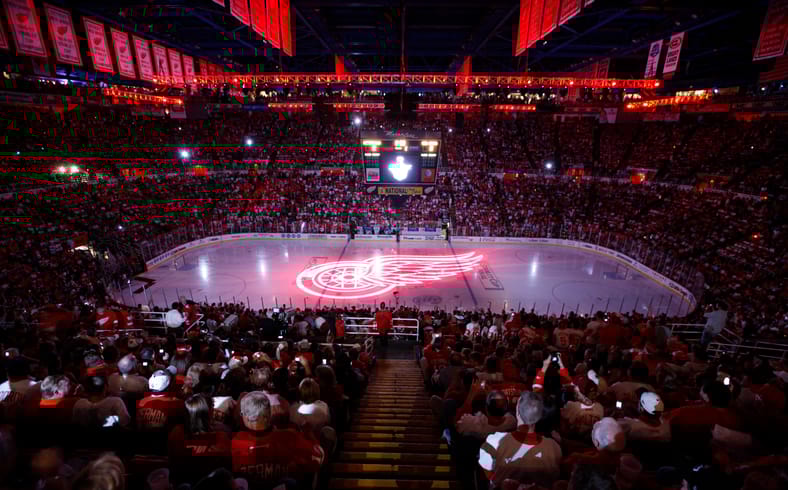 NHL: Pittsburgh Penguins at Detroit Red Wings