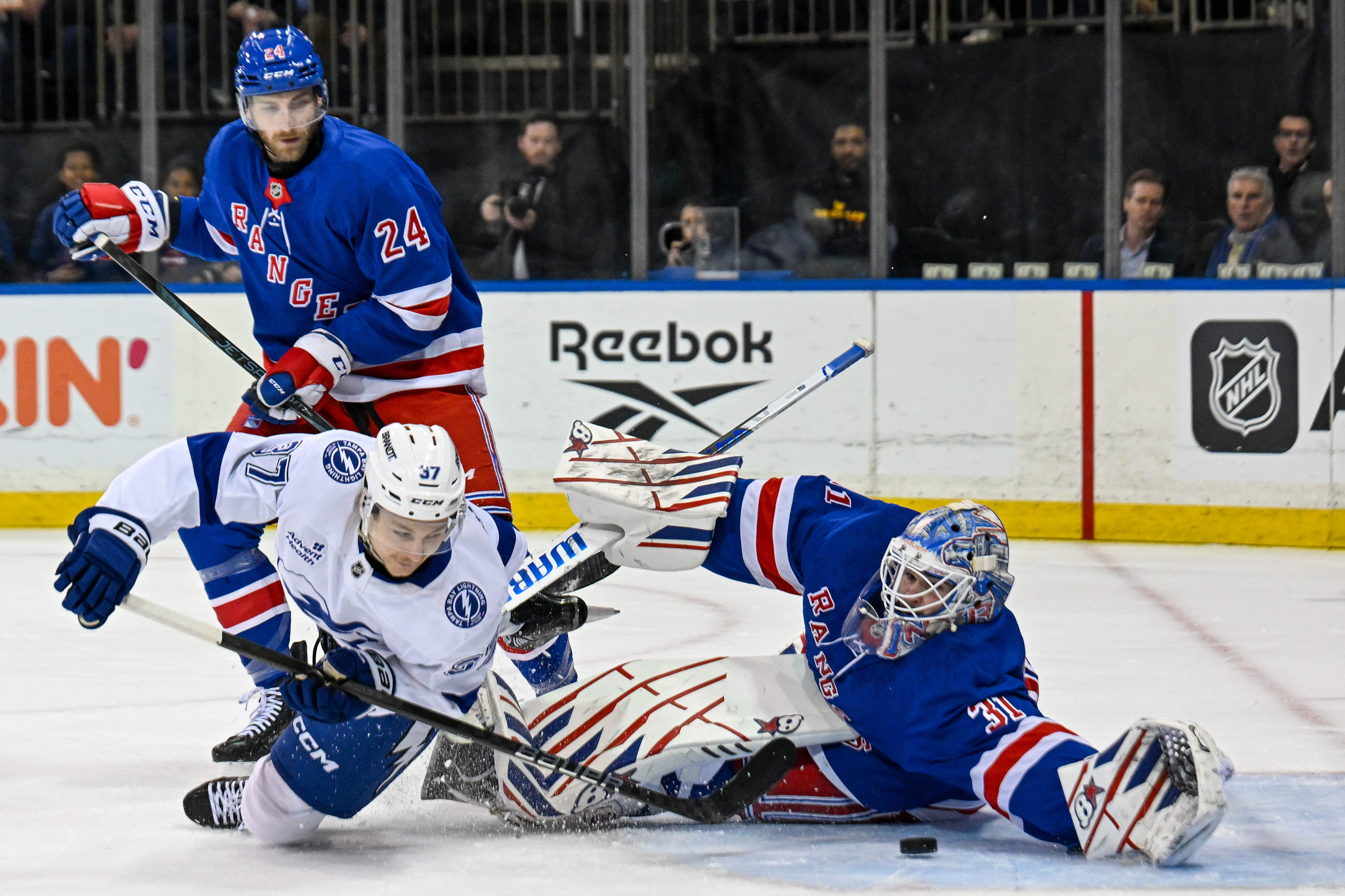 NHL: Tampa Bay Lightning at New York Rangers