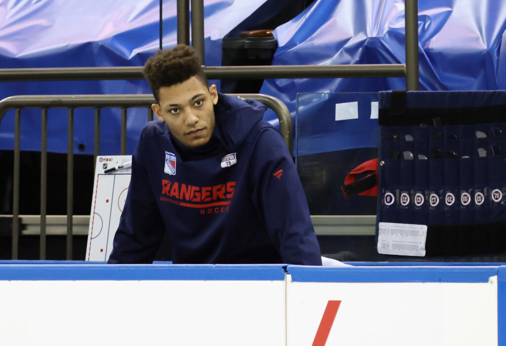 K'Andre Miller has already penciled his name onto the New York Rangers  first pair of the future