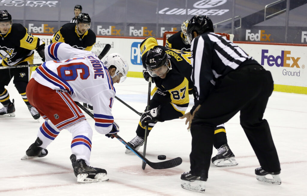 rangers vs penguins