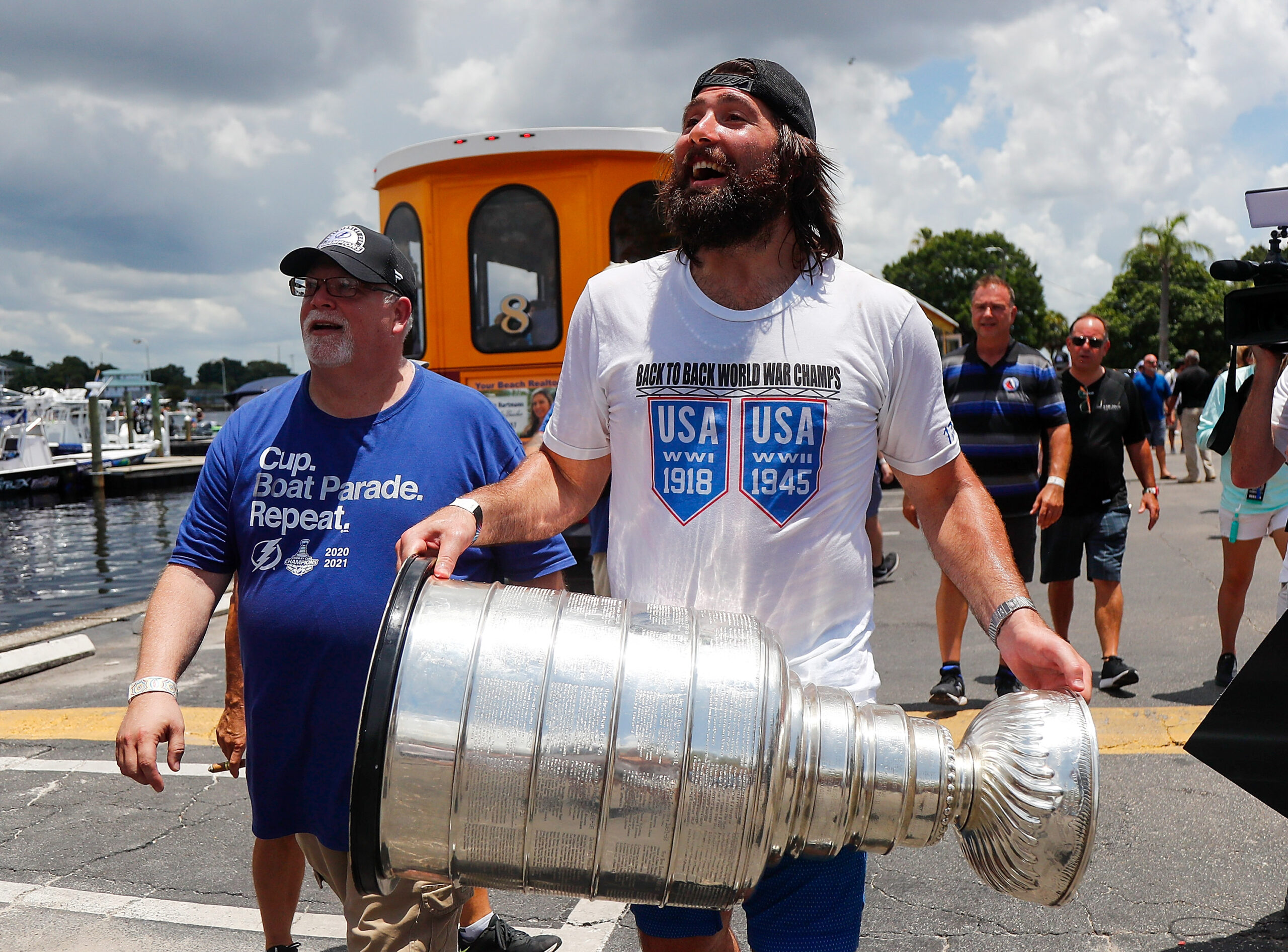 Stanley Cup needs repair after getting dented during the Tampa Bay  Lightning's boat parade – Orlando Sentinel