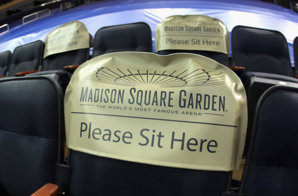 Visiting Madison Square Garden arena