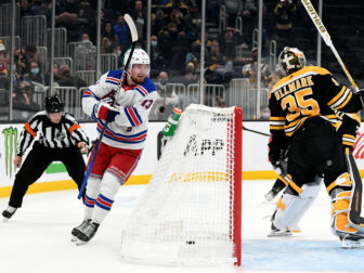 New York Rangers battle back to beat Bruins 4-3 in OT thanks to Alexis Lafrenière