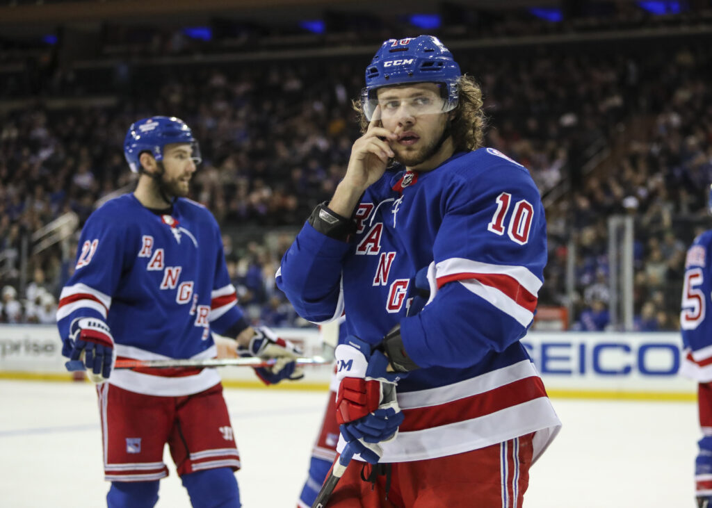 Report Artemi Panarin out for Rangers; Alexis Lafrenière moves up and
