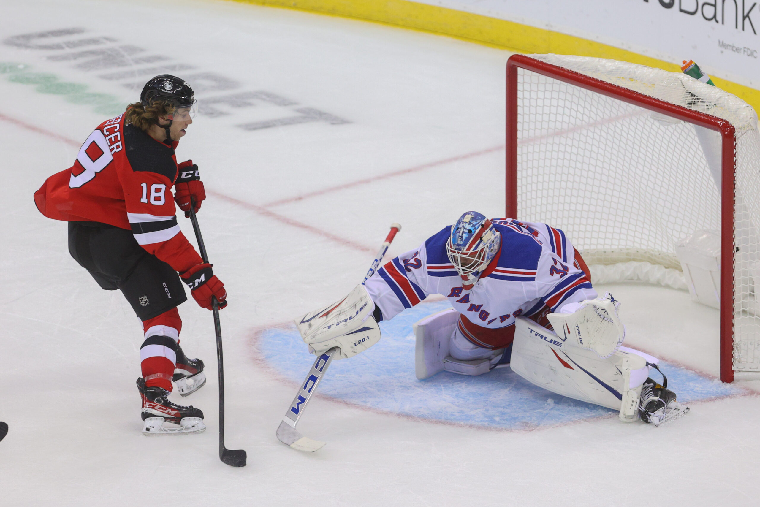 Former UConn goalie Adam Huska makes NHL debut with New York Rangers - The  UConn Blog