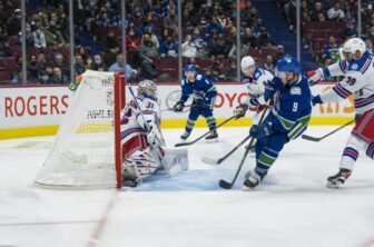 Rangers take on Canucks as trade rumors swirl around J.T. Miller