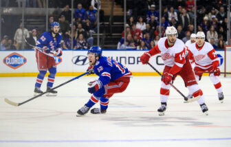 New York Rangers look to rebound against surprising Red Wings