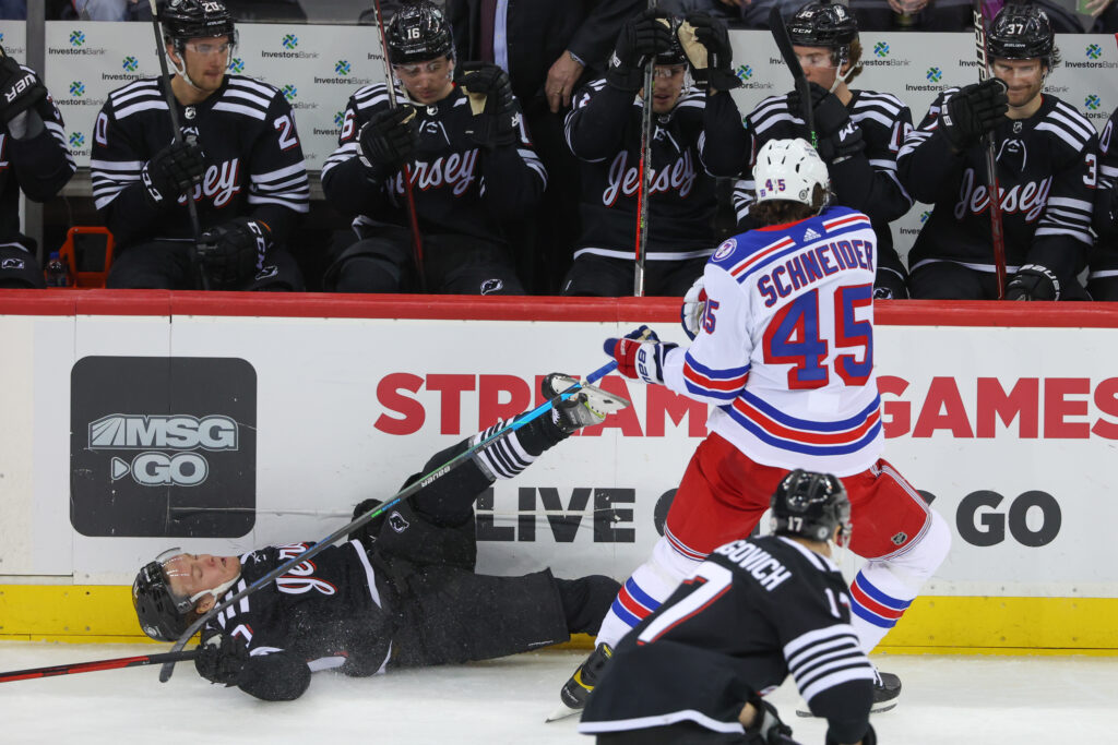 rangers vs devils