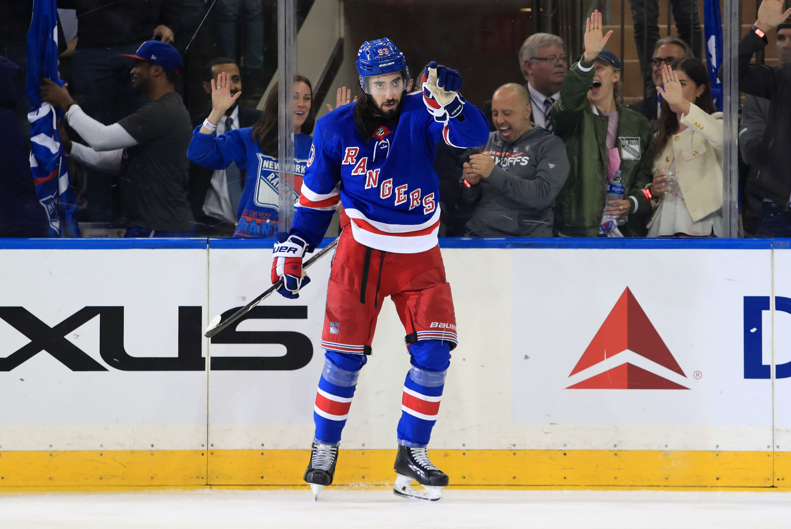 Mika Zibanejad's 5 Goals for the Rangers Help Bring the Playoffs Into View  - The New York Times