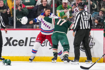 Ryan Reaves reminds NHL teams not to mess around with the Rangers
