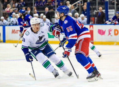 Is a New York Rangers trade with Canucks or Habs in the works?