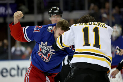 New York Rangers lose Ryan Lindgren and game to Bruins 5-2
