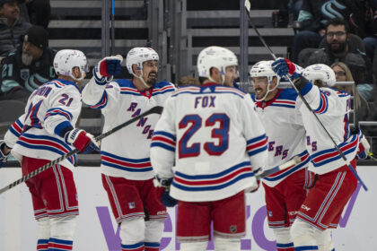 Vincent Trocheck ties it late for Rangers, lose in OT to open trip