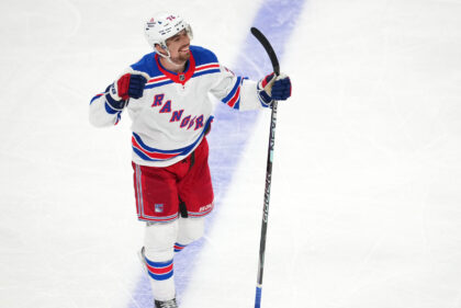 Filip Chytil in NY Rangers lineup against Penguins