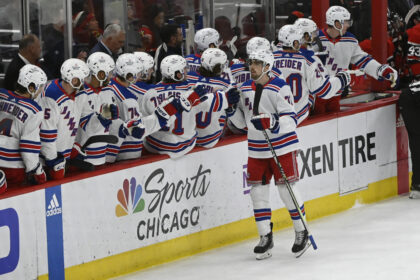 Surging Filip Chytil day-to-day after late hit in Chicago