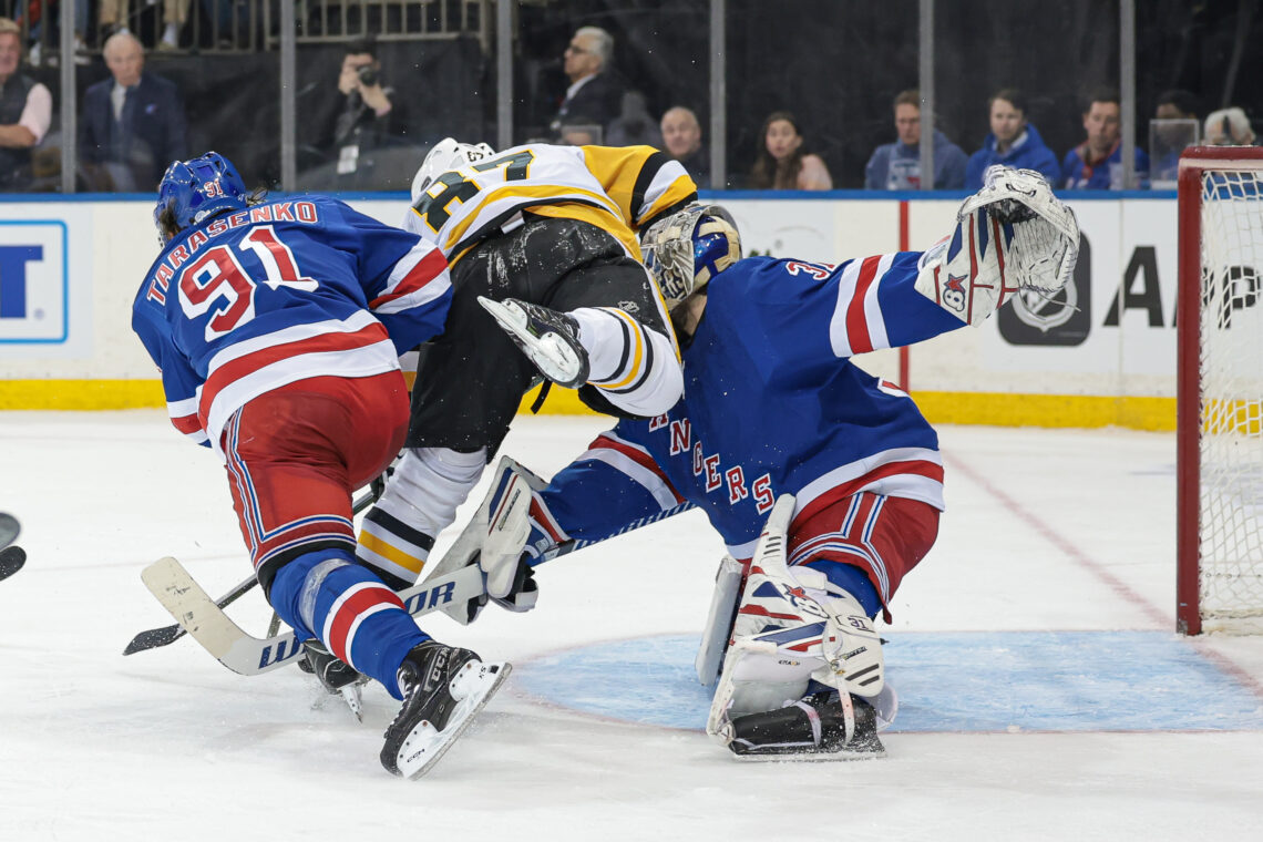 NHL: Pittsburgh Penguins at New York Rangers