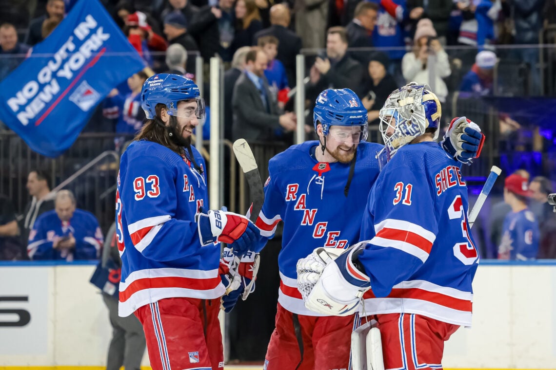 New York NY Rangers Playoffs Blueshirts - Round 3 / Game 5 T-Shirt No Quit  NY