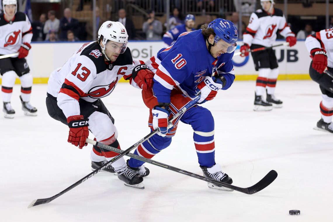 NHL: Stanley Cup Playoffs-New Jersey Devils at New York Rangers