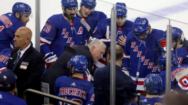 NHL: Stanley Cup Playoffs-New Jersey Devils at New York Rangers