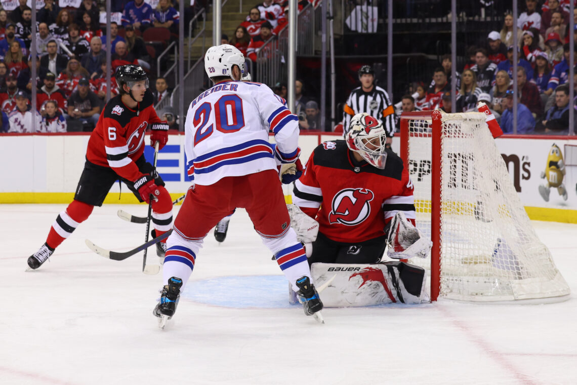 NHL: Stanley Cup Playoffs-New York Rangers at New Jersey Devils