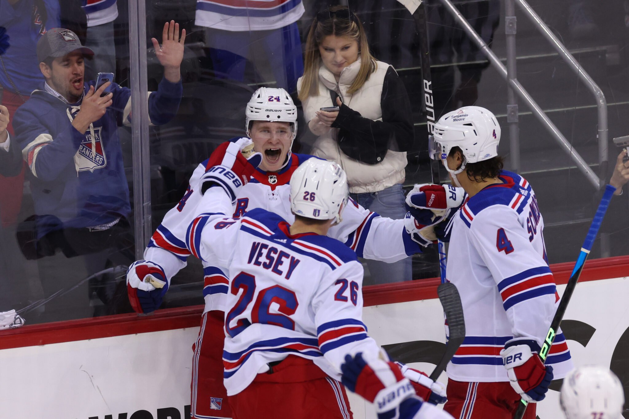 NHL: Stanley Cup Playoffs-New York Rangers at New Jersey Devils Kappo Kakko