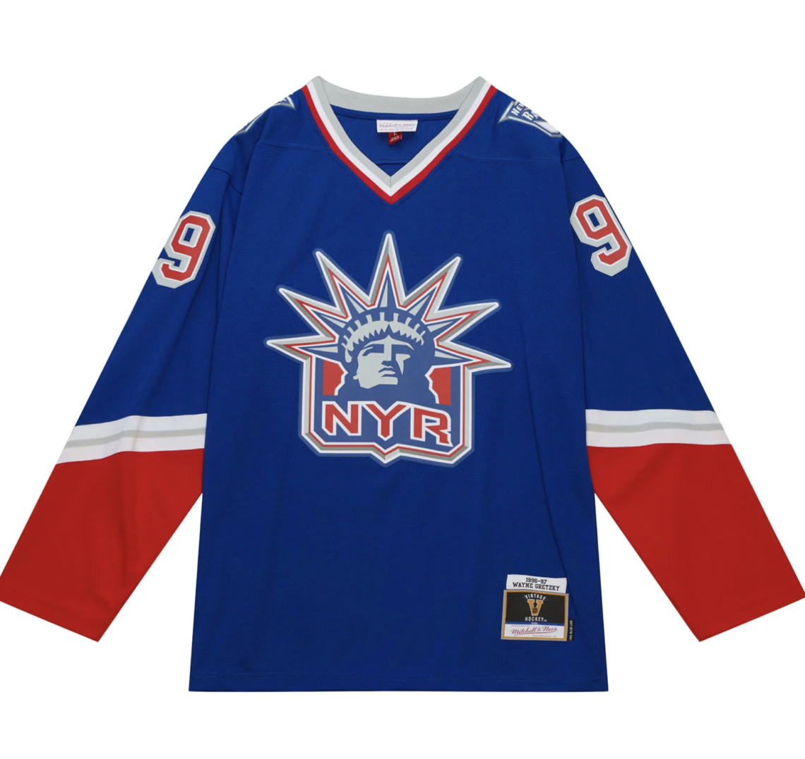 Best New York Rangers Jerseys:   Wayne Gretzky 1996 Jersey