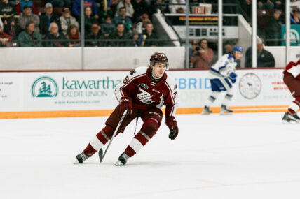 Brennan Othmann helps force Game 7 for Peterborough Petes. Photo: David Pickering (@_picks_pics)