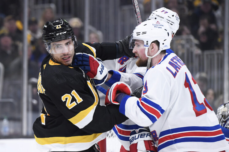 NHL: New York Rangers at Boston Bruins