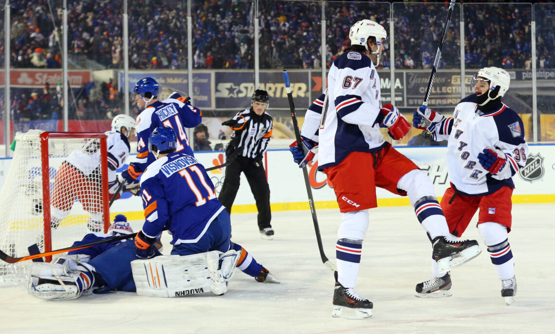 NHL: Stadium Series-New York Rangers at New Jersey Devils