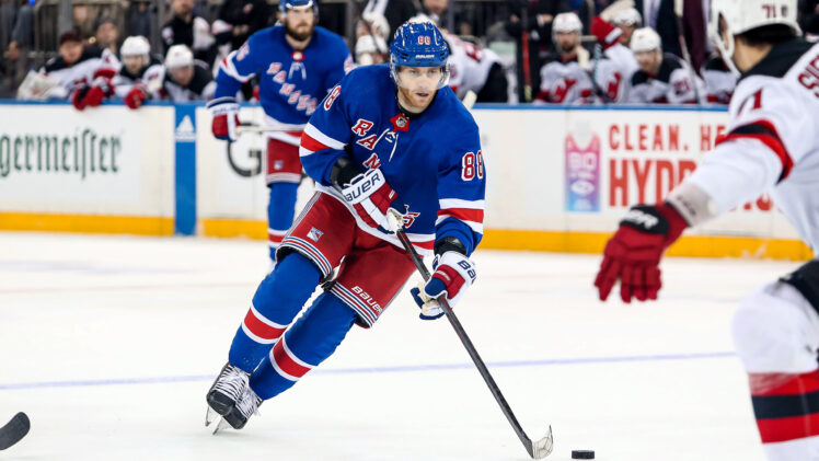 NHL: Stanley Cup Playoffs-New Jersey Devils at New York Rangers