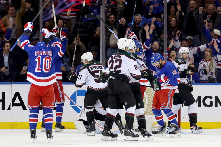 NHL: Arizona Coyotes at New York Rangers