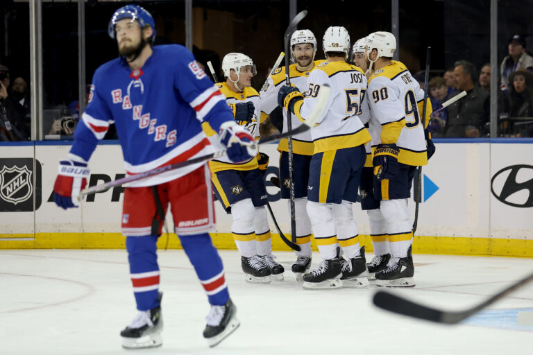 NHL: Nashville Predators at New York Rangers