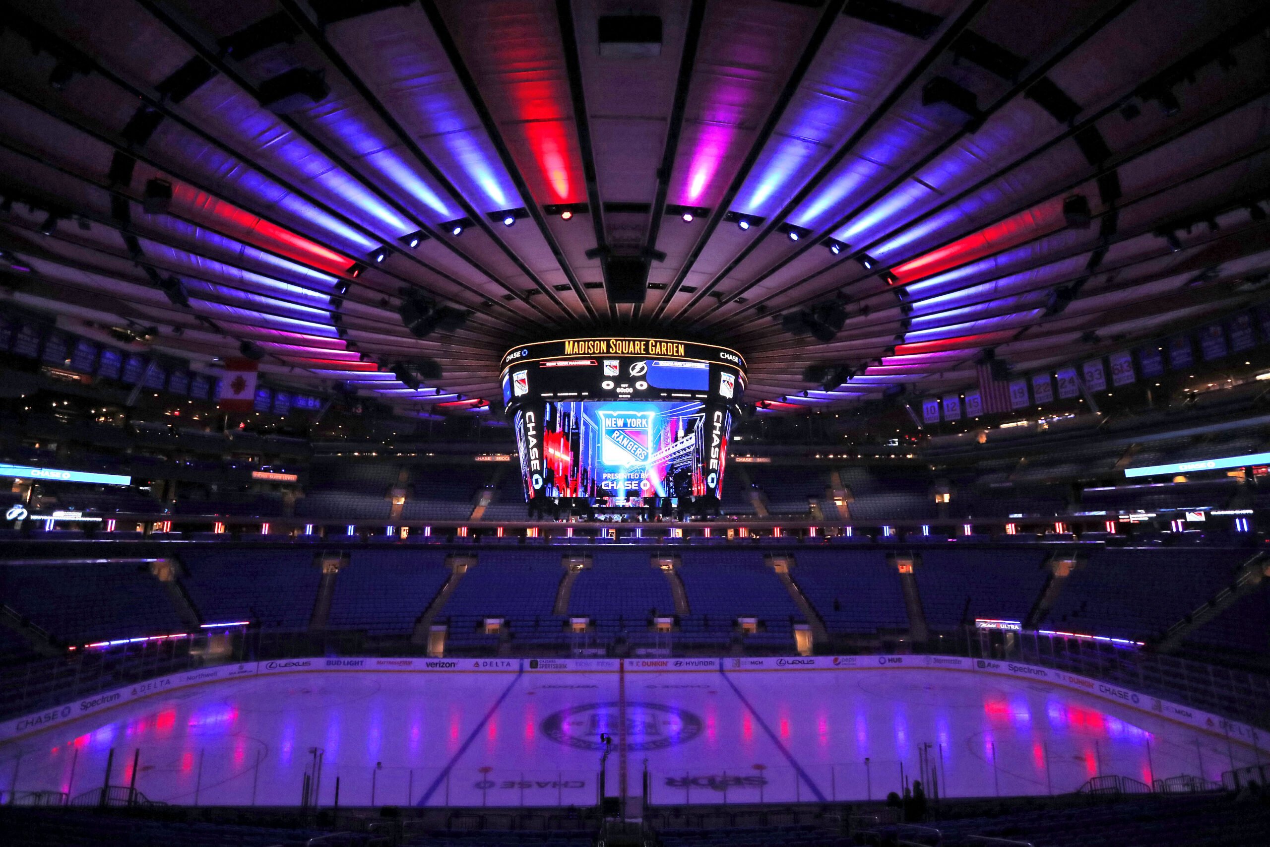 Rangers home opener at Madison Square Garden against Toronto