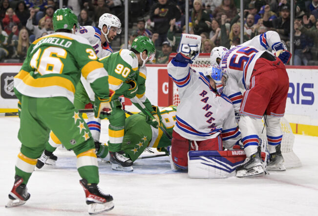 NHL: New York Rangers at Minnesota Wild