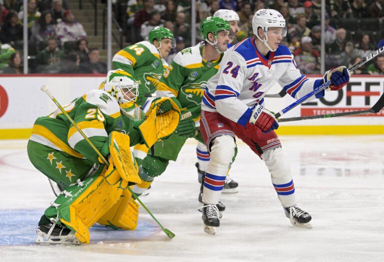 NHL: New York Rangers at Minnesota Wild