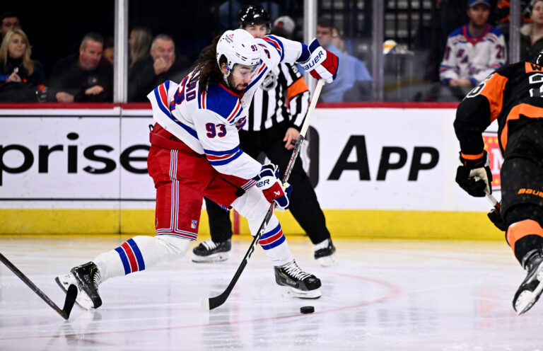 NHL: New York Rangers at Philadelphia Flyers