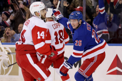 NHL: Detroit Red Wings at New York Rangers