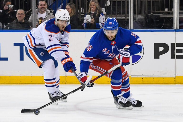 NHL: Edmonton Oilers at New York Rangers