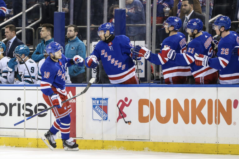 NHL: San Jose Sharks at New York Rangers