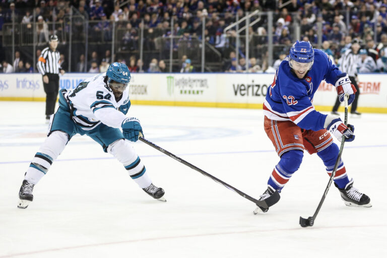 NHL: San Jose Sharks at New York Rangers