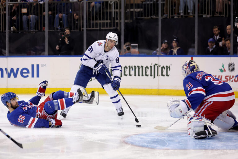 NHL: Toronto Maple Leafs at New York Rangers
