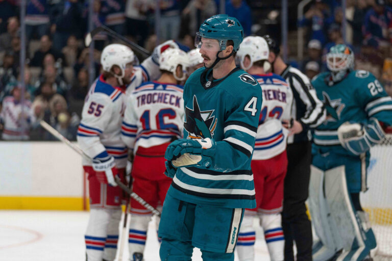 NHL: New York Rangers at San Jose Sharks