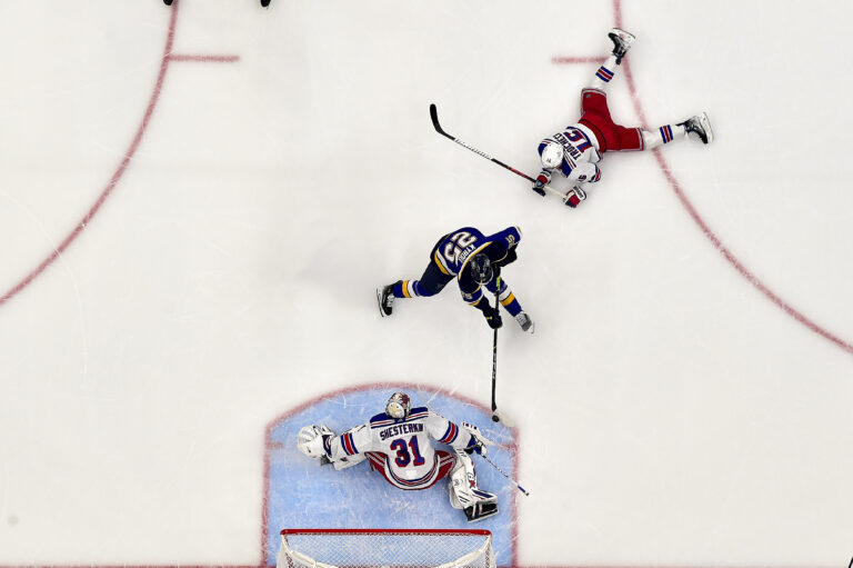 NHL: New York Rangers at St. Louis Blues