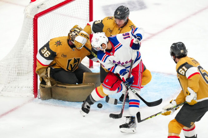 NHL: New York Rangers at Vegas Golden Knights