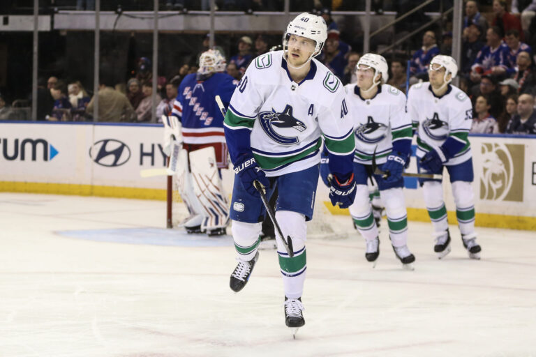 NHL: Vancouver Canucks at New York Rangers