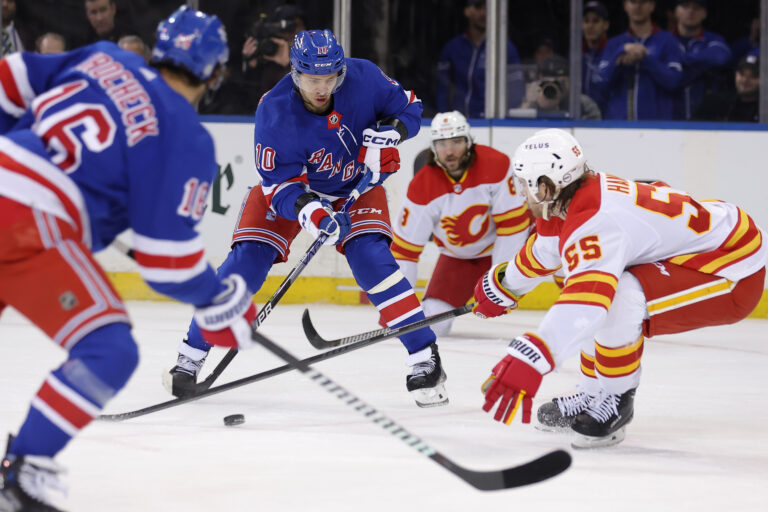 NHL: Calgary Flames at New York Rangers