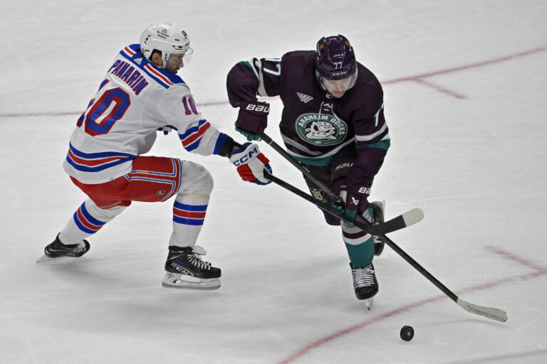 NHL: New York Rangers at Anaheim Ducks