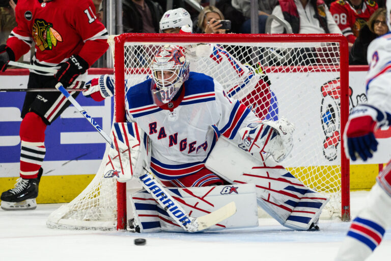 NHL: New York Rangers at Chicago Blackhawks